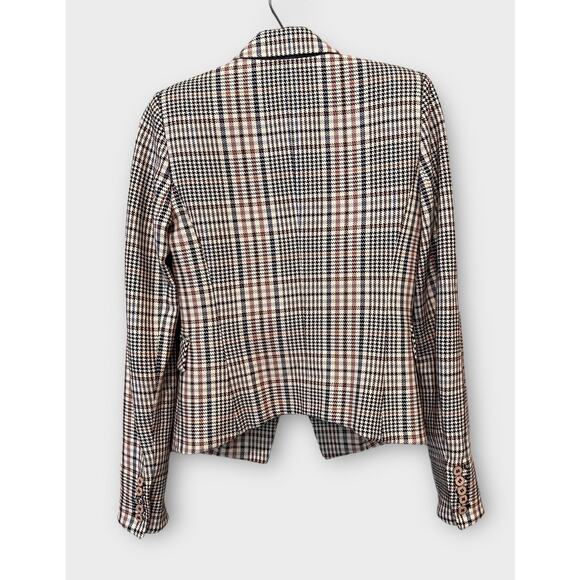 Veronica Beard Diego Dickey Double Breasted Houndstooth Blazer Size 0 - Picture 4 of 11